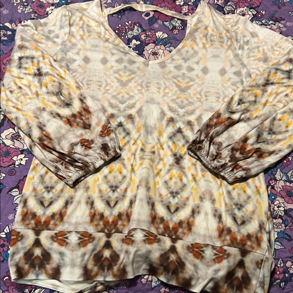 Liverpool Women's Multicolor Patterned Blouse